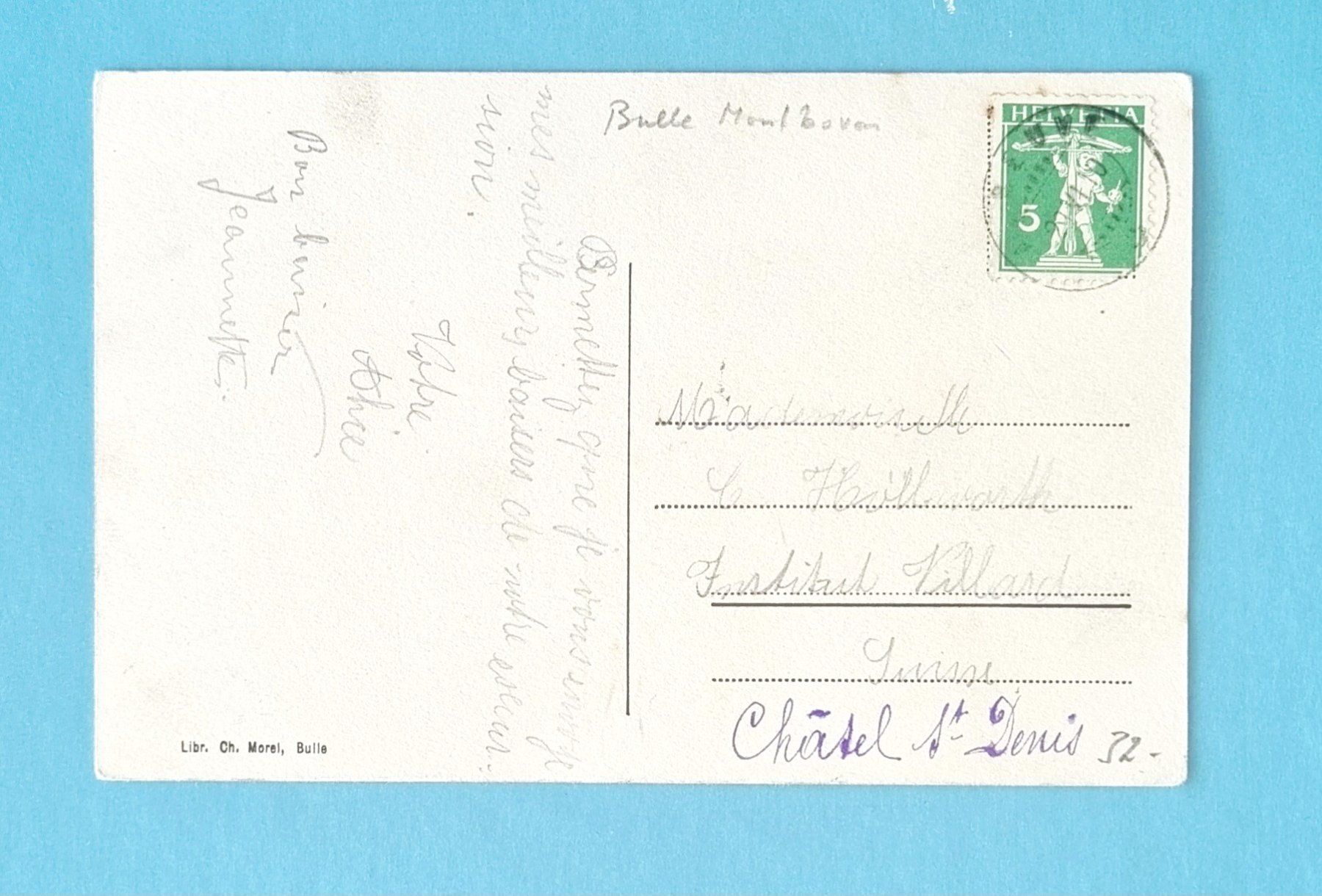 Cartes postales: Albeuve - la Place - 1910 – D'occasion à Rothrist par RROENK 1