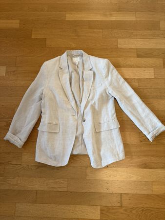 Leinen Blazer Grösse S H&M Beige Nude