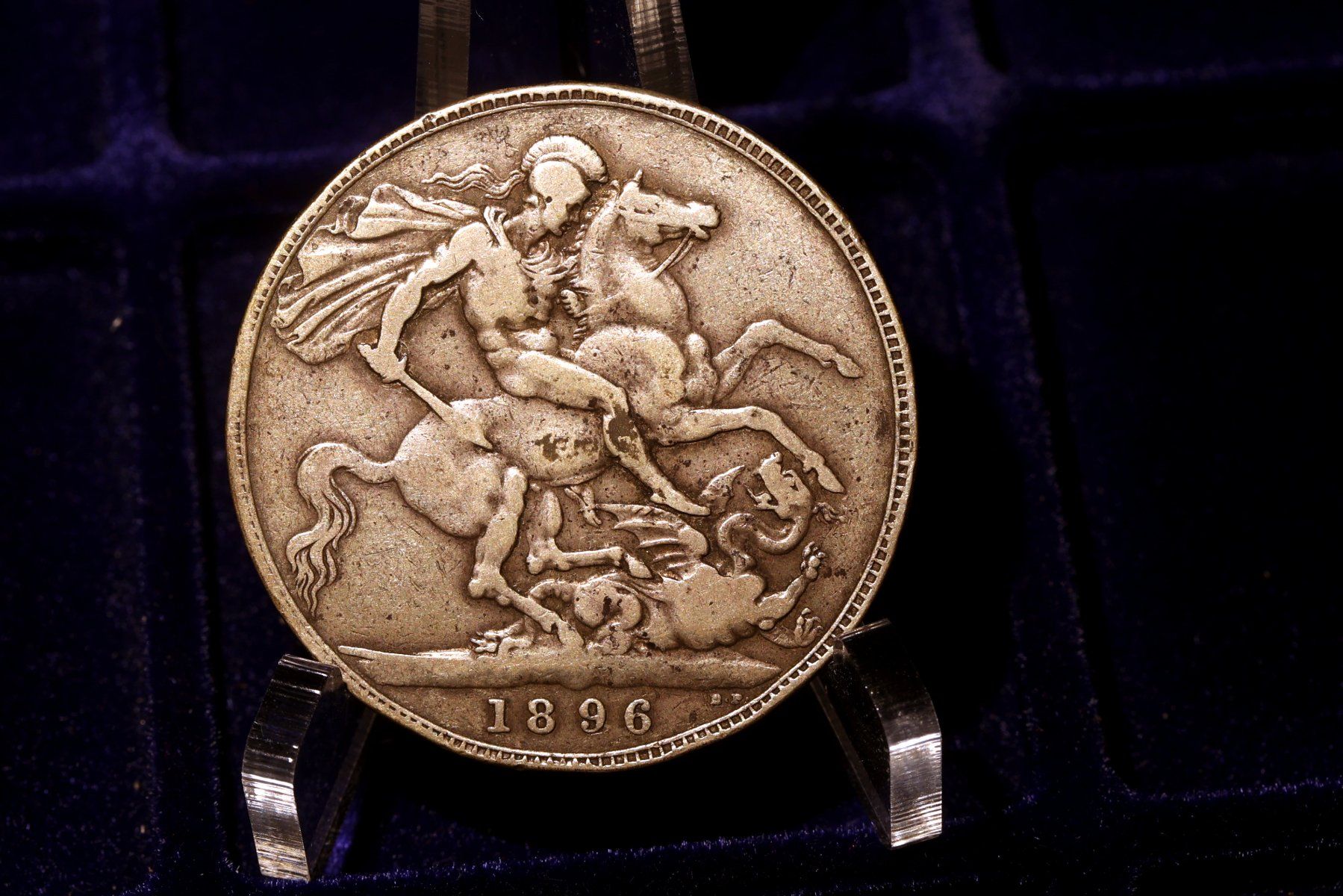 Alle Münzen: Silbermünze Crown 1896 – Gebraucht aus Wetzikon ZH von Scipio80 1