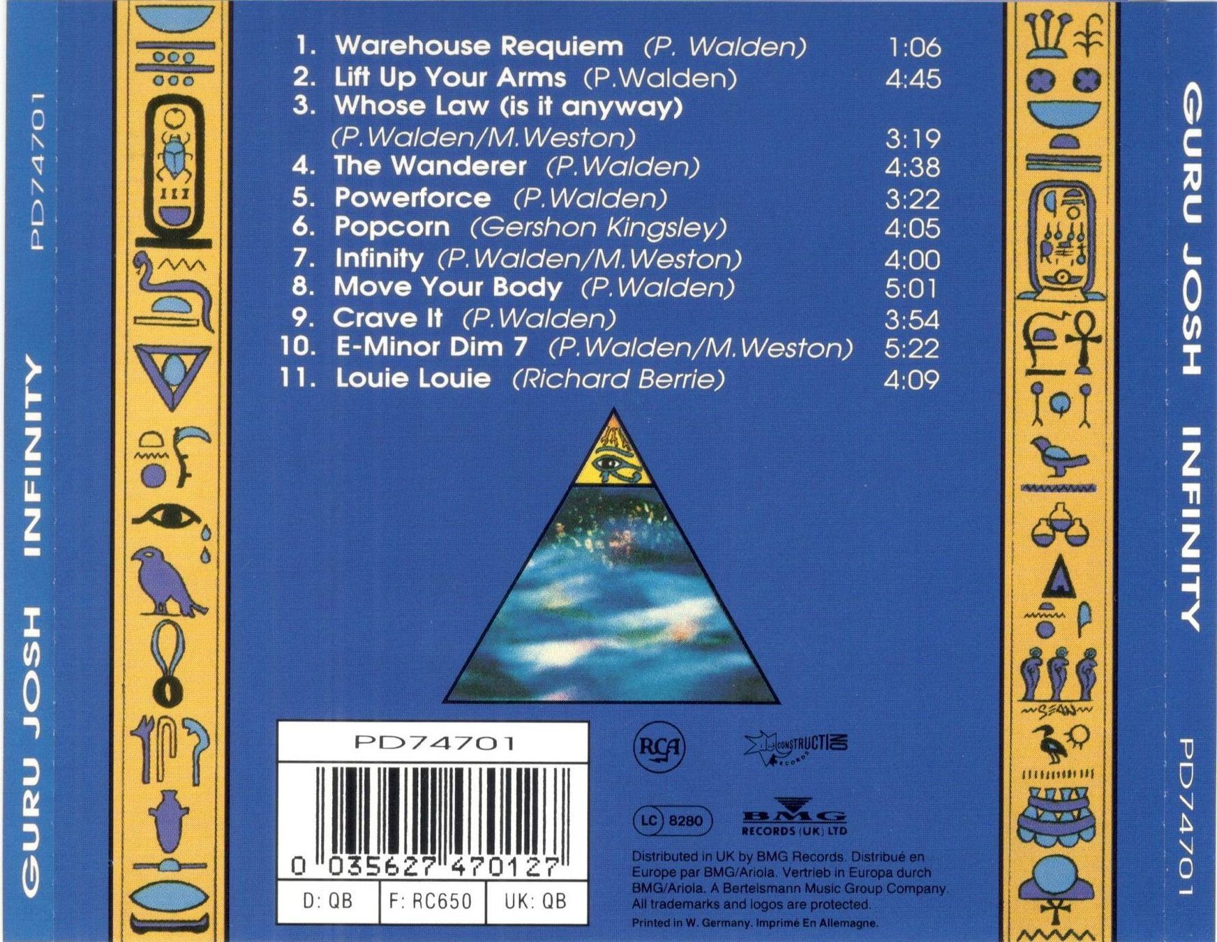 CD: Guru Josh CD Infinity – Usato da St. Margarethen TG venduto da ursk10 1