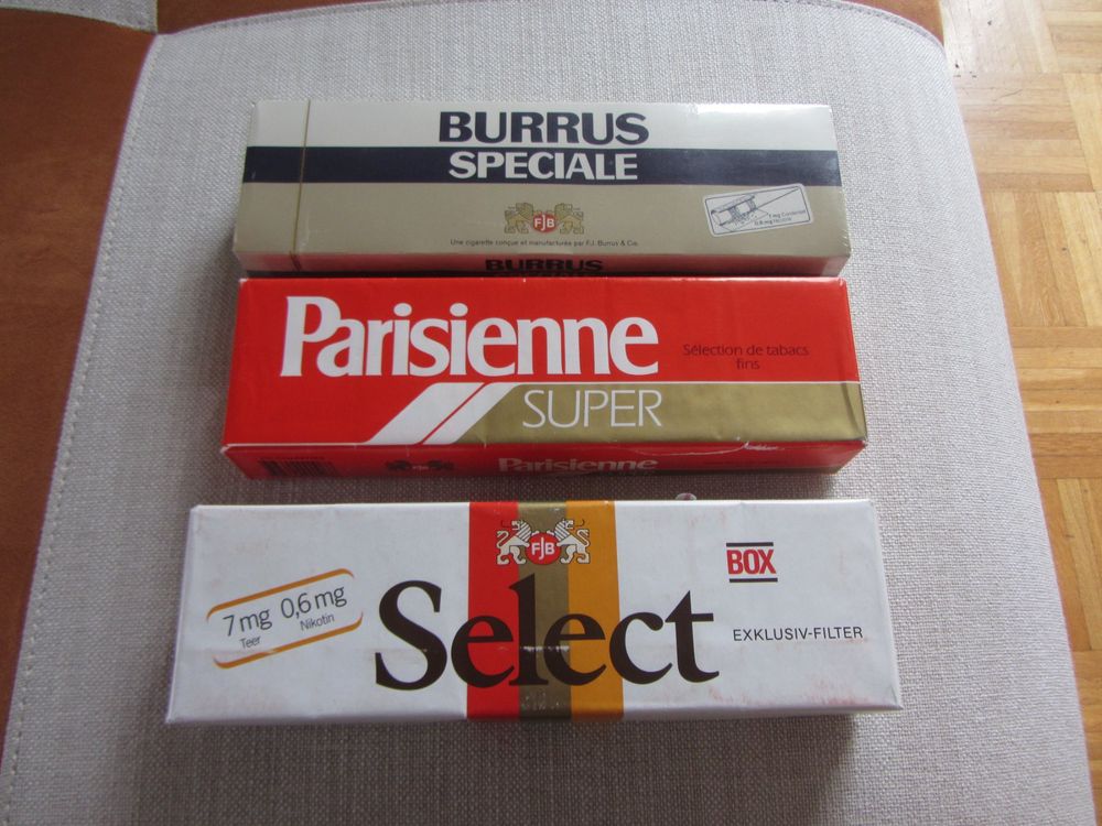 RARE 3 CARTOUCHES CIGARETTES VINTAGE ! PRIX NOTE 20 25
