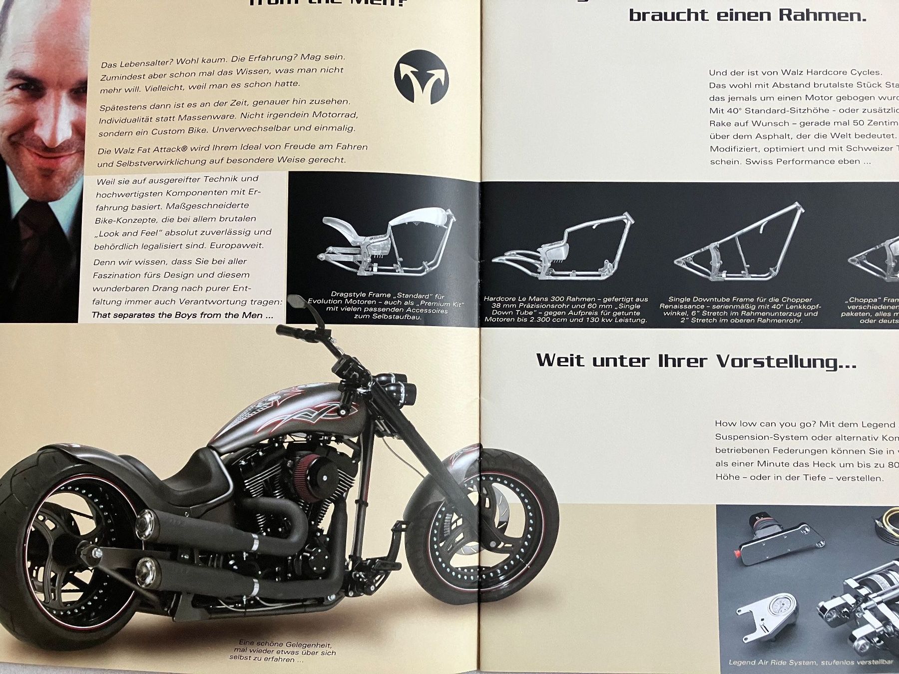 Harley-Davidson Strada: Waltz Fat Attack- Originalprospekt – Usato da Malans GR venduto da Chueche427 1