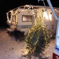 Wohnwagen muss abtransportiert werden auf Camping Savognin