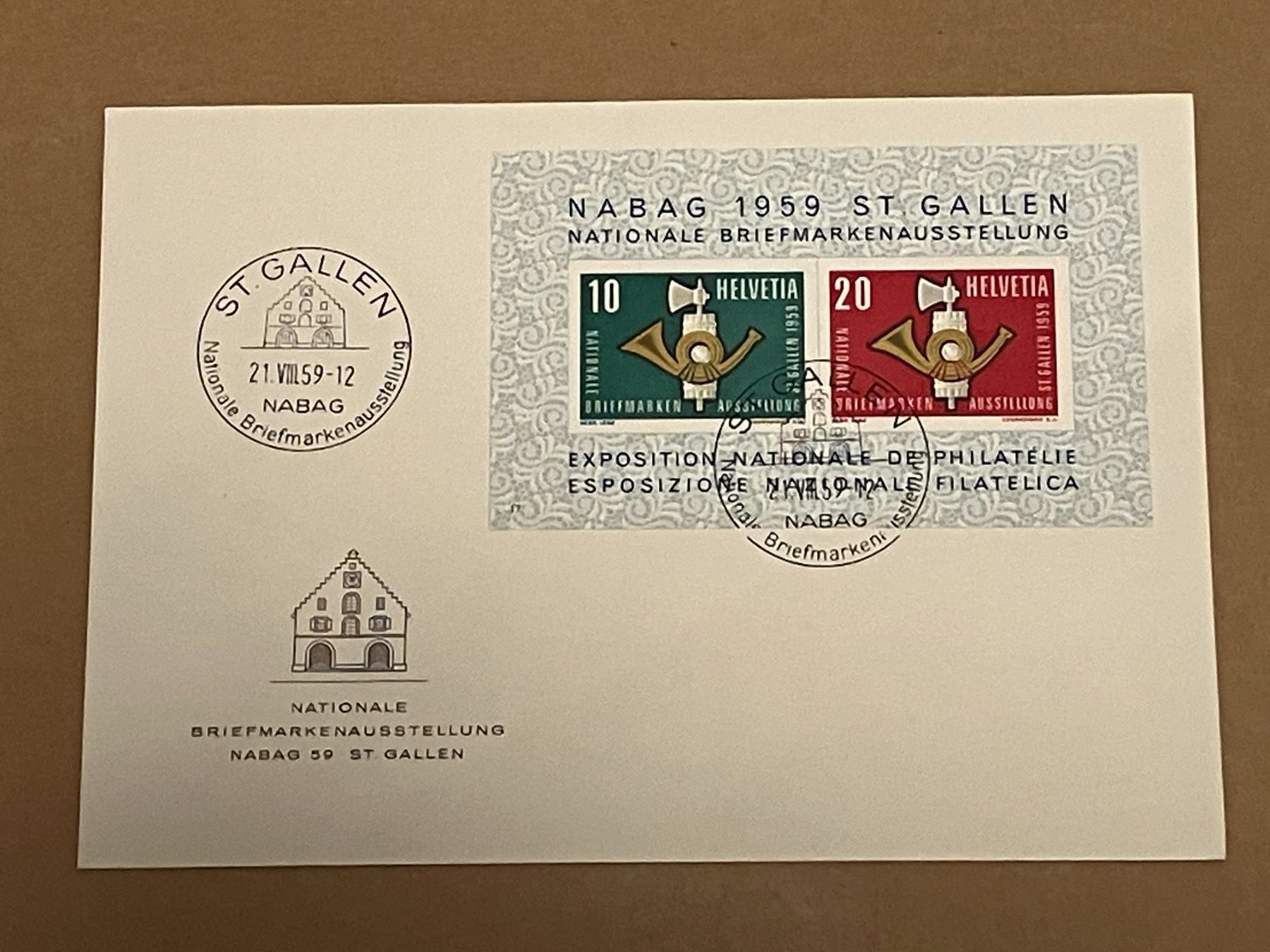 Tutti i francobolli: Naba 1959 St. Gallen – Usato da Koblenz venduto da Markenhimmel