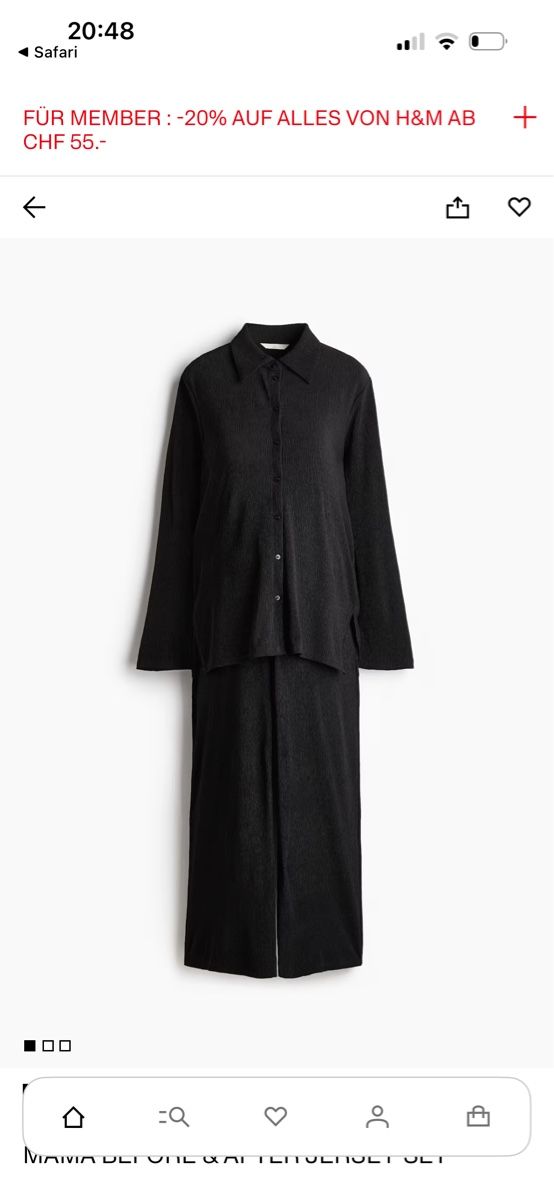H&M Kleider: Neues, schwarzes H&M Mama Set, Grösse M – Neu (gemäss Beschreibung) aus Stäfa von InesBo