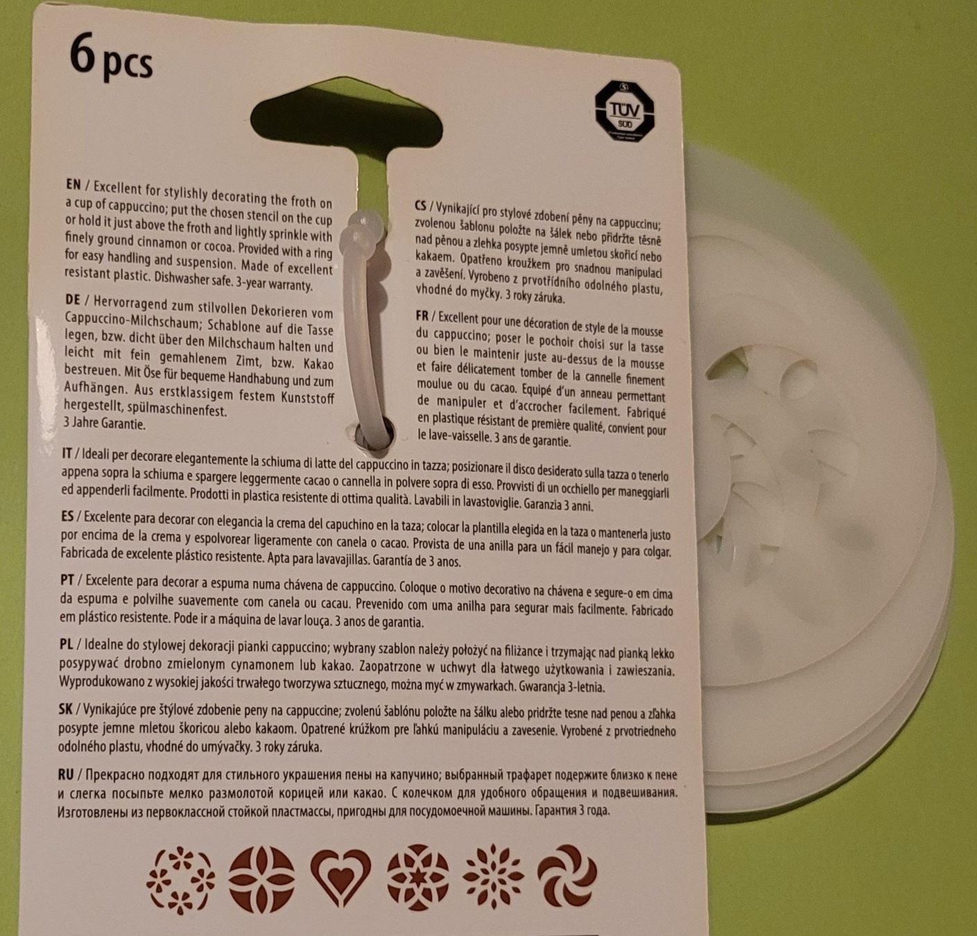 Elettrodomestici da cucina: Cappuccino - Schablonen – Nuovo (secondo la descrizione) da Zürich venduto da Avd 6