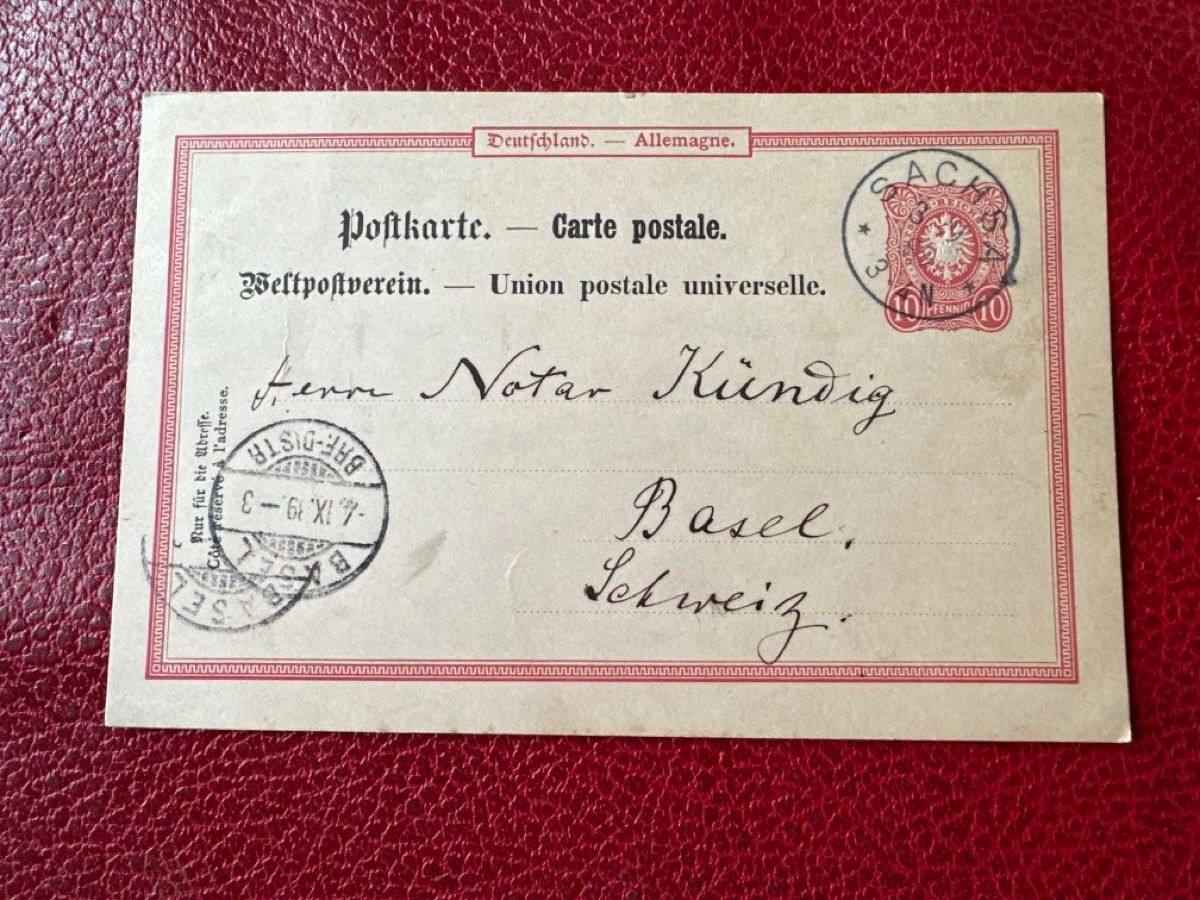 Cartoline postali: Alte Postkarte – Usato da Basel venduto da Marlise015
