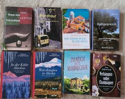 Konvolut von 8 Krimi- und Thriller-Büchern 