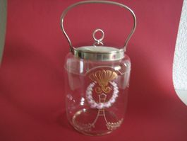 Bonbonnière ancienne avec motif peint