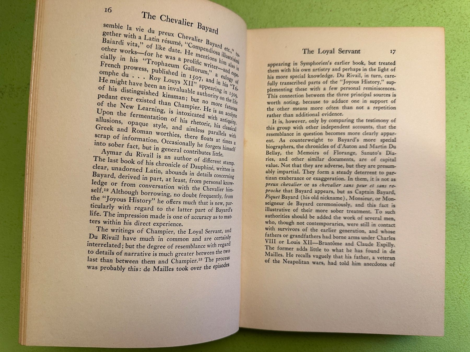 Bücher: Samuel Shellabarger: The Chevalier Bayard. 1928 – Gebraucht aus Zürich von allp 3