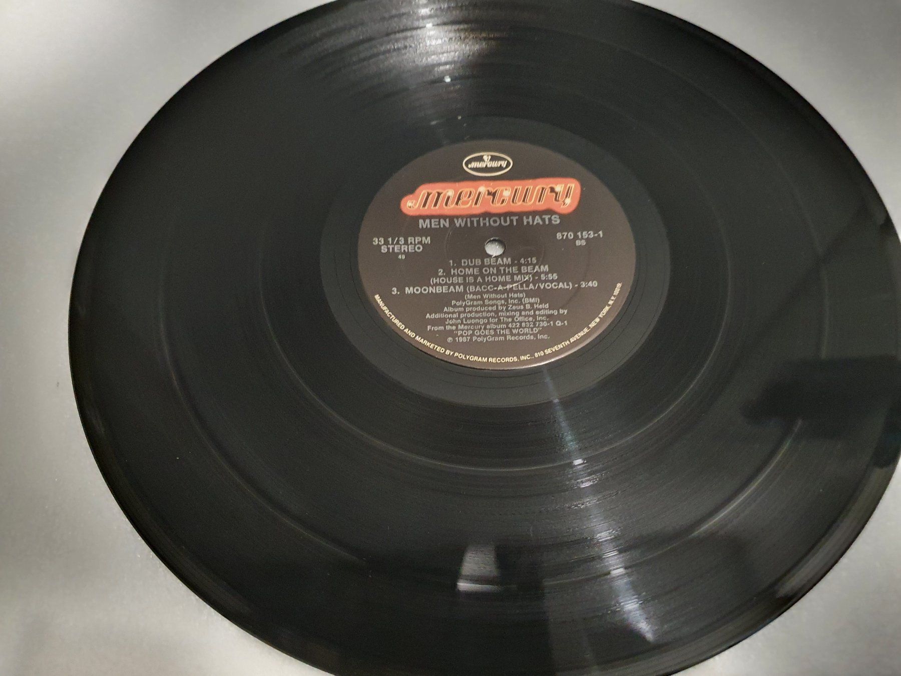 Vinyles: Men Without Hats - Moonbeam (Single, Synth-pop) – D'occasion à Uster par Vinyl-Leidenschaft 4