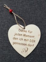 Holzherz "Danke..."