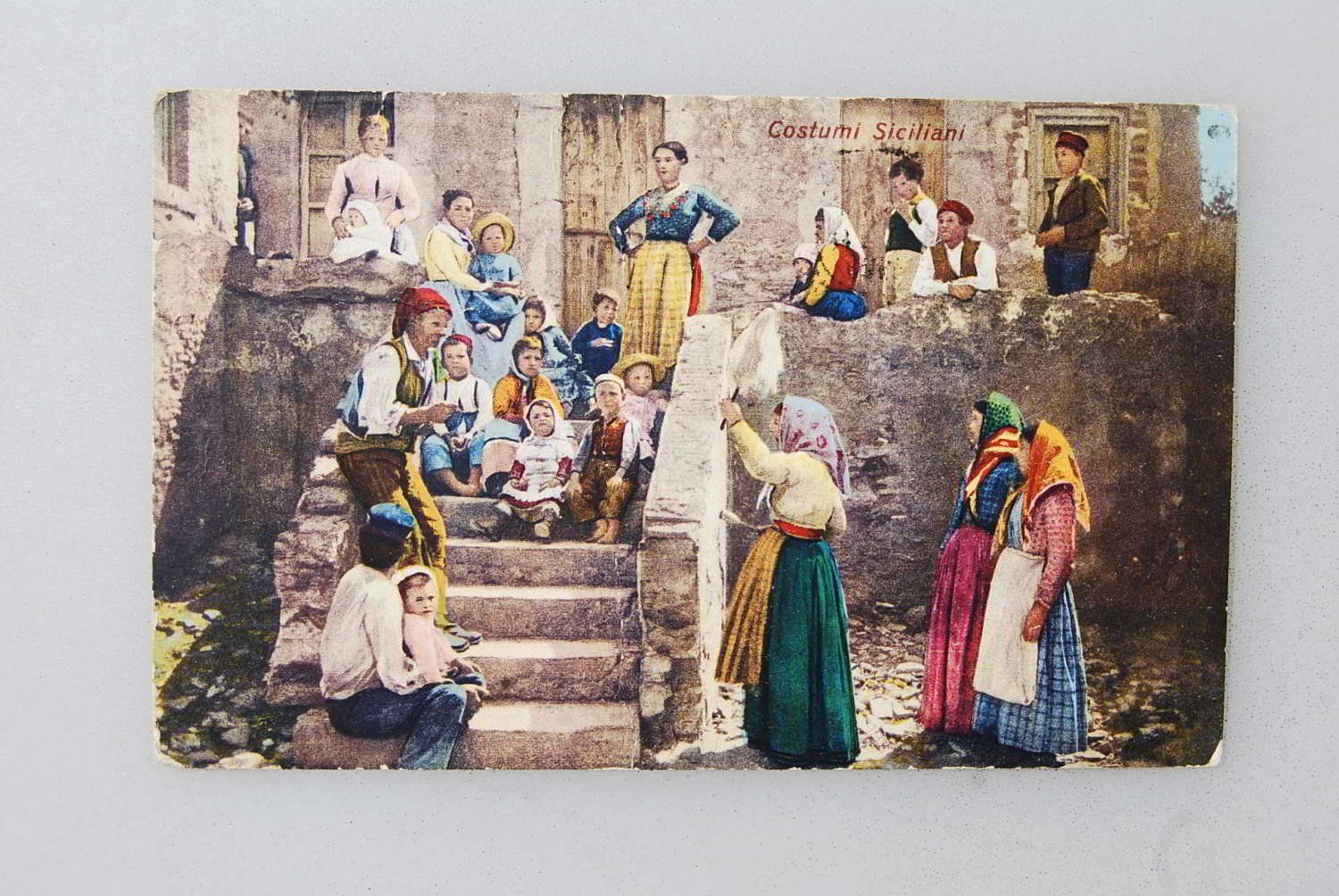 Cartoline postali: AK Costumi Siciliani 1925 – Usato da Rüfenacht BE venduto da Toro06