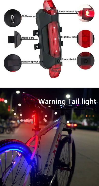Maxxus lampe de vélo avant LED + brassard