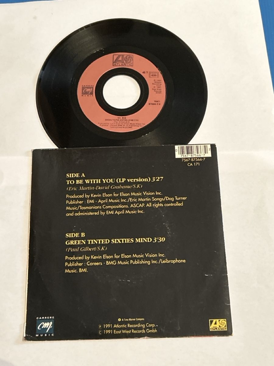 Dischi in vinile: Mr. Big. 1991. To Be With You – Usato da Faulensee venduto da Mizuno06 1