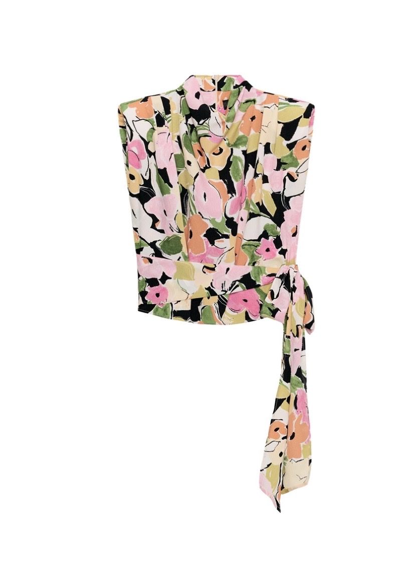 Zara Camicette: Zara Bluse Blumenprint Grösse L Neuwertig – Usato da Baden venduto da Tiffany6878 4
