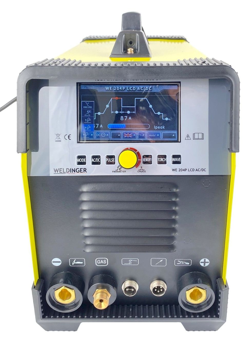 Saldatori: WELDINGER WE 204P AC/DC LCD WIG-Inverter – Nuovo e nell'imballaggio originale da Bottighofen venduto da zaap 1
