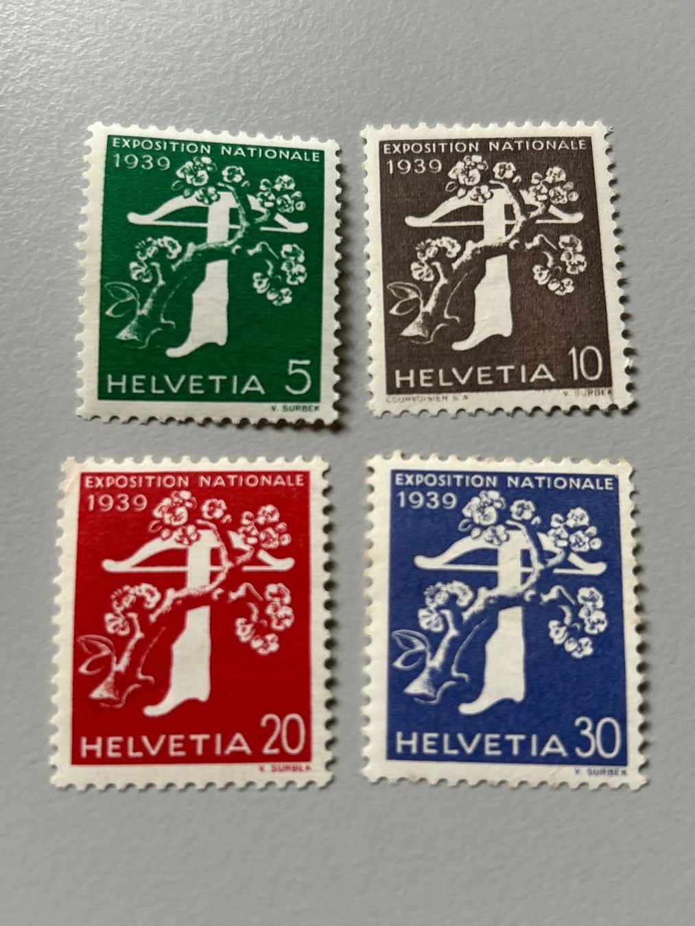 Tutti i francobolli: Briefmarke - Schweiz - Exposition Nationale 1939- postfrisch – Nuovo (secondo la descrizione) da Villnachern venduto da RicardoMary
