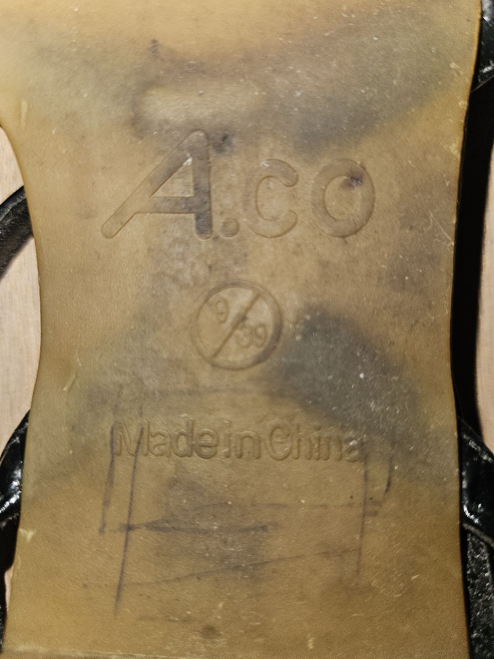 Scarpe da donna: Elegant Black Summer Sandals A.Co, Size 39, – Usato da Appenzell venduto da Thename___ 3