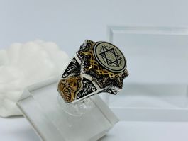 Siegelring Salomon. 925 er Silber. Hz Suleiman