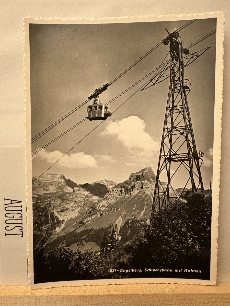 Cartoline postali: AK von Engelberg Schwebebahn – Usato da Rümlang venduto da Brieftaube1