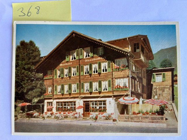 Cartoline postali: Ansichtskarte Gasthaus Griescherhus Grindelwald, 1969 – Usato da Niederwil AG venduto da dahu75