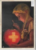 Bundesfeier 1936 - Mädchen mit 1. Aug. Laterne *