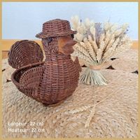 🧺Panier à pain - panier vintage - canard / Brotkorb