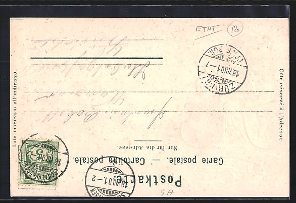 Cartoline postali: Schaffhausen, Centenarfeier 1901, Heleba – Usato da Berlin venduto da bartko-reher 1