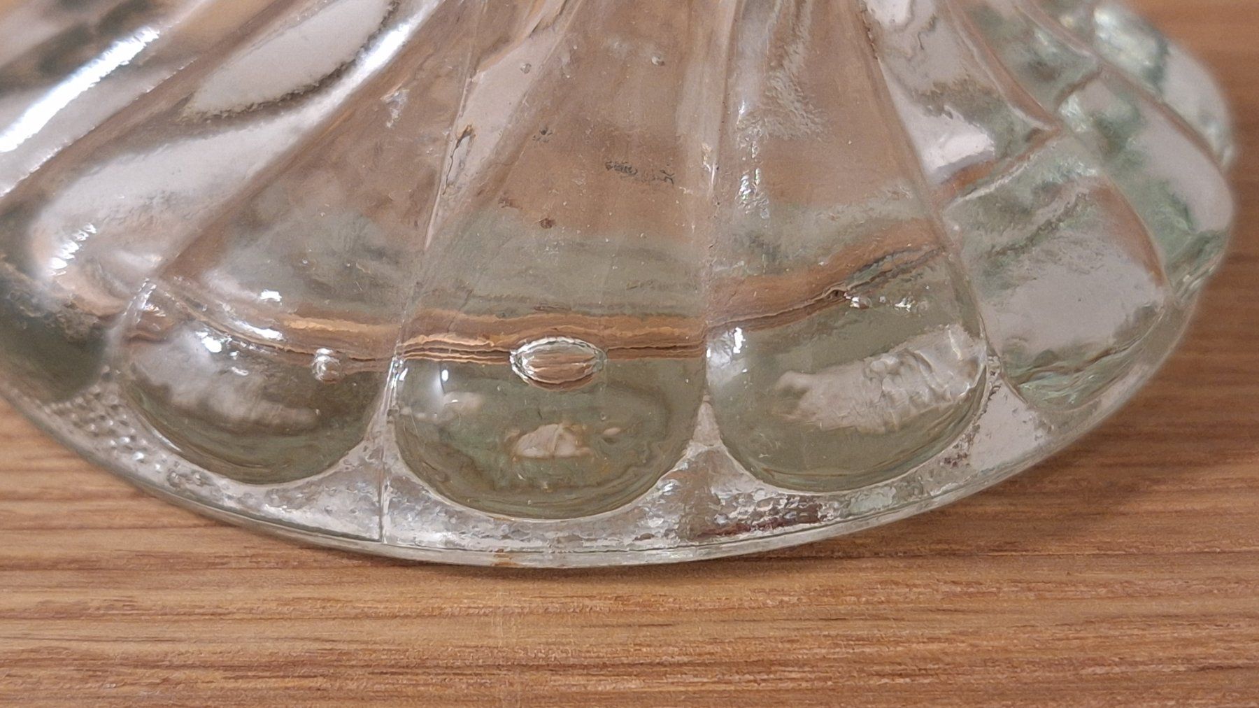 Lampade: Vintage Petrollampe Glas  , mit Docht – Usato da Arlesheim venduto da shopradl 8