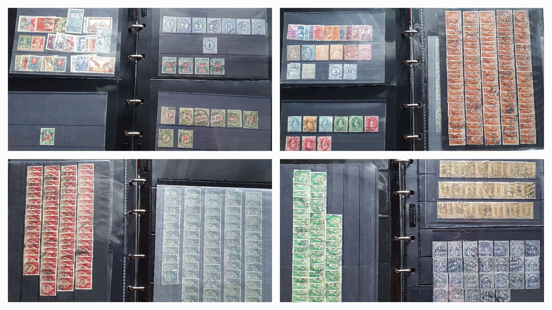 Alle Briefmarken: Rest Lot mit älteren Marken Schweiz – Gebraucht aus Kreuzlingen von Rschweiz1 3
