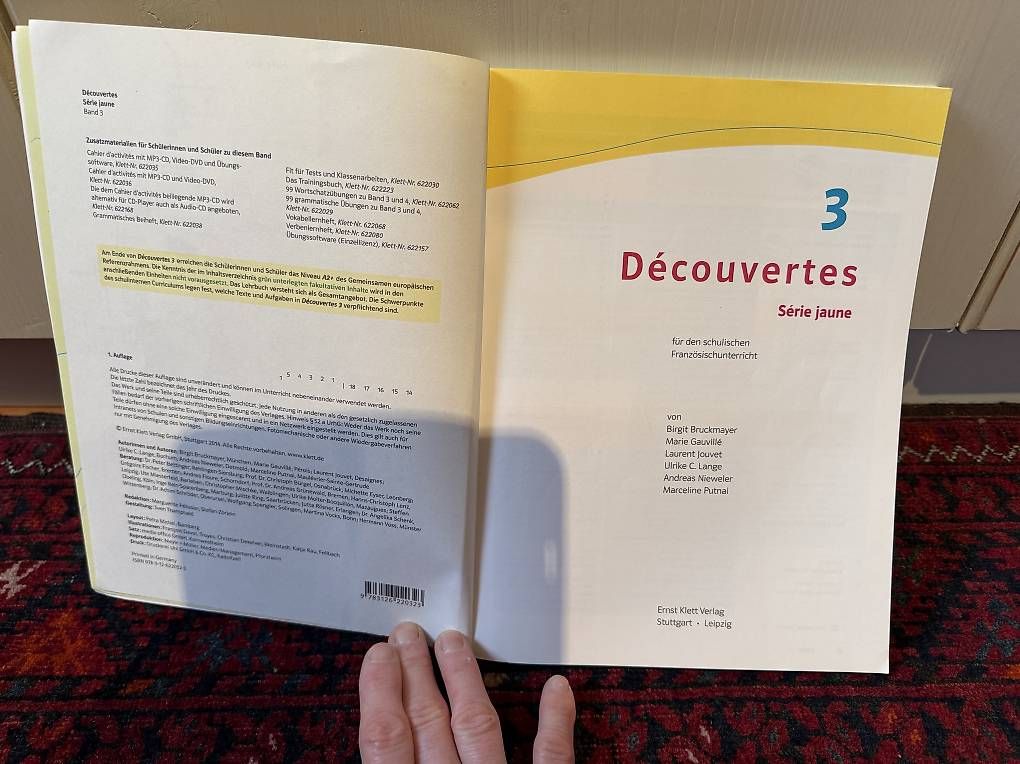 Libri: Découvertes 3 Série jaune Klett – Usato da Kreuzlingen venduto da eludwig 2