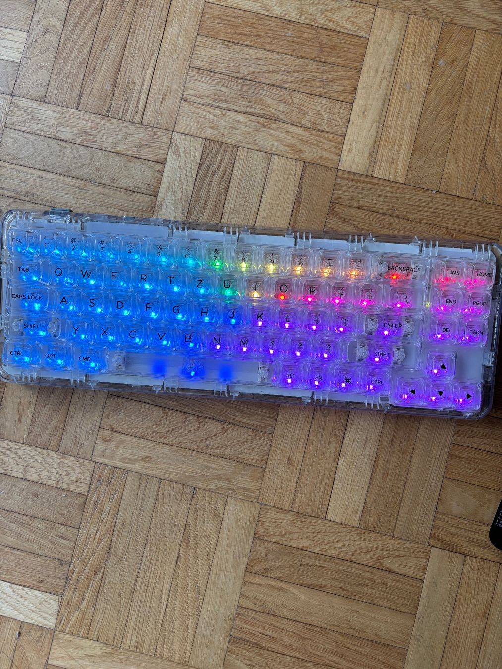 Tastiere: Yunzii clear keyboard (bluetooth/wired) – Usato da Vallorbe venduto da azurill11