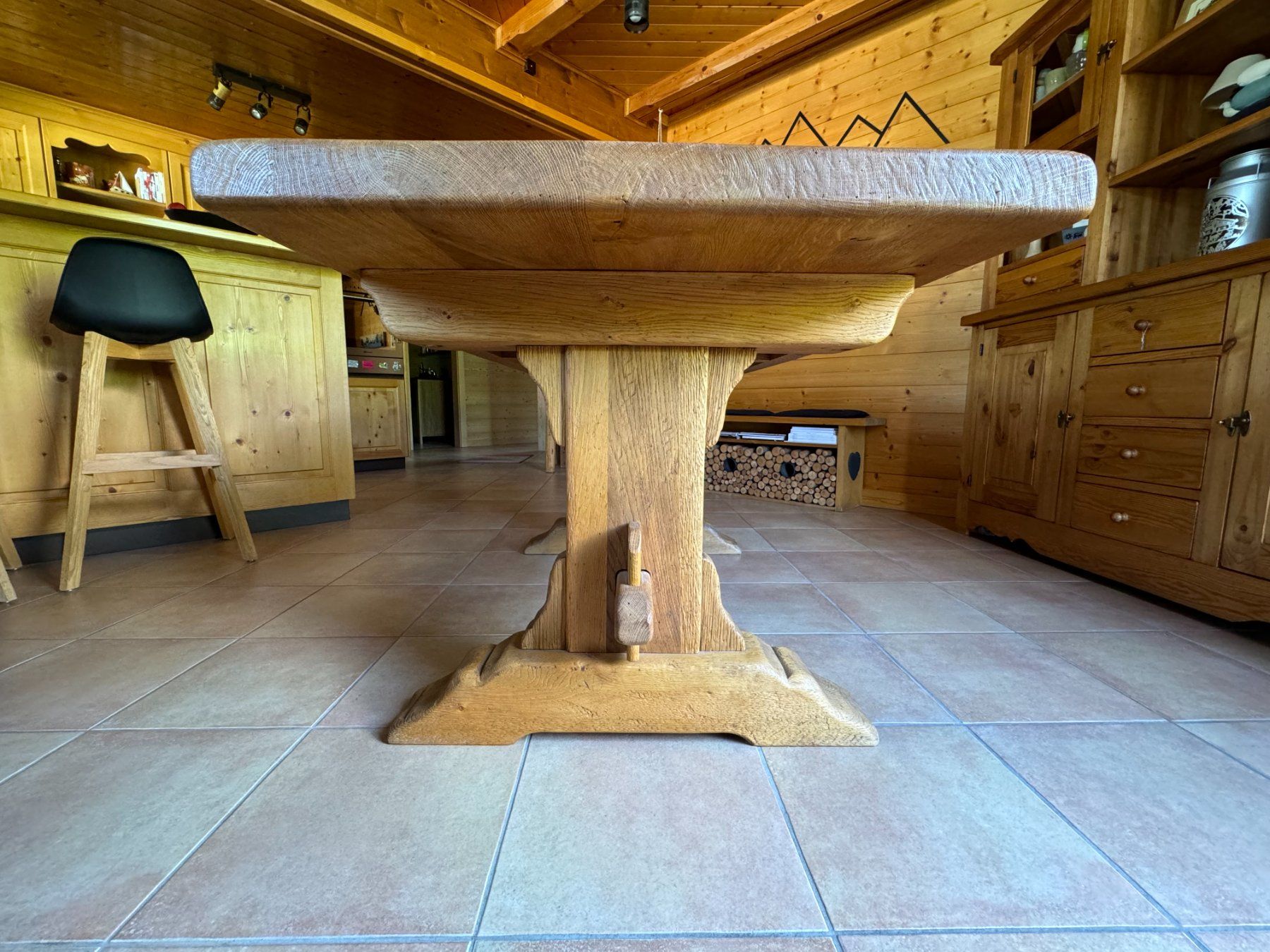 Tavoli: Table à manger en chêne – Usato da Les Mosses venduto da mae019