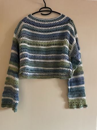 gehäkelter Pullover 