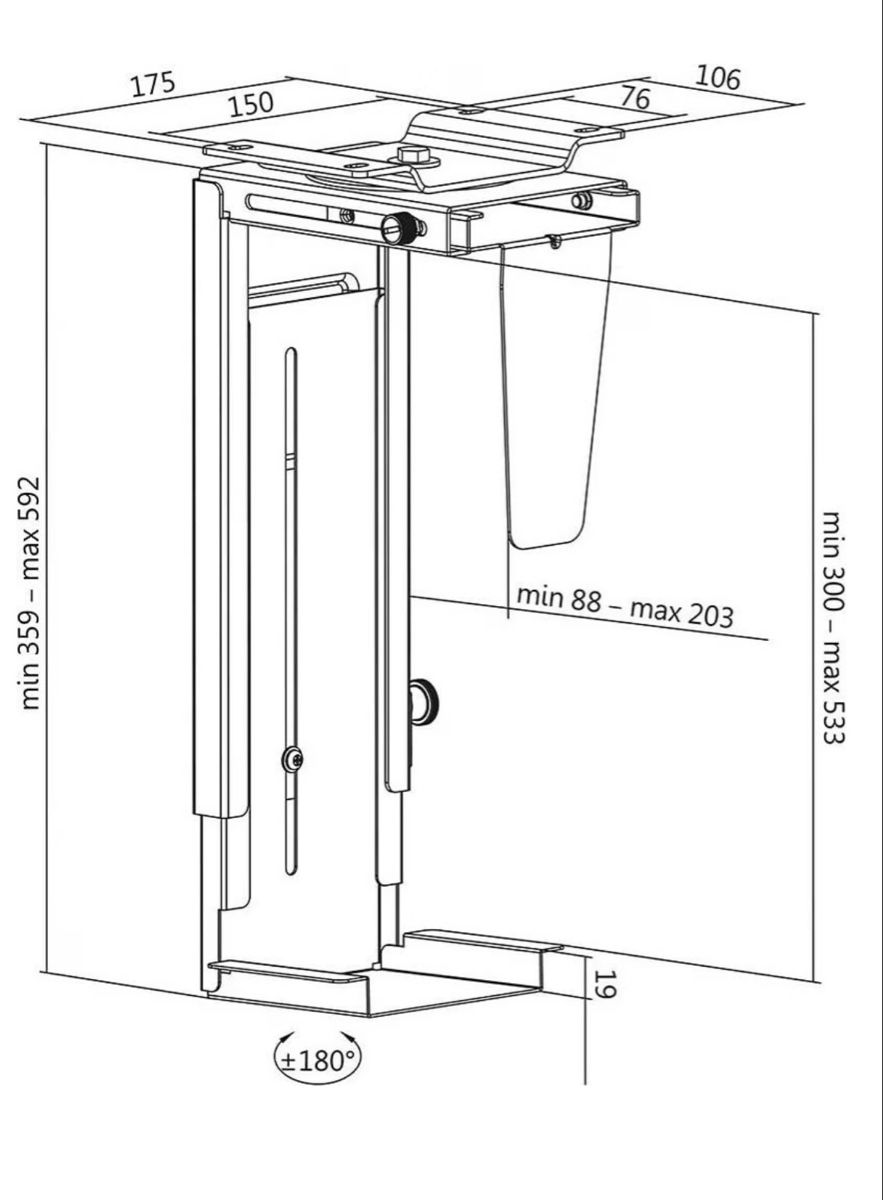 Supporti a parete: LogiLink PC-Halterung – Usato da Gattikon venduto da Sunshine4. 1