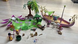 Playmobil Feen Wald mit Schiff