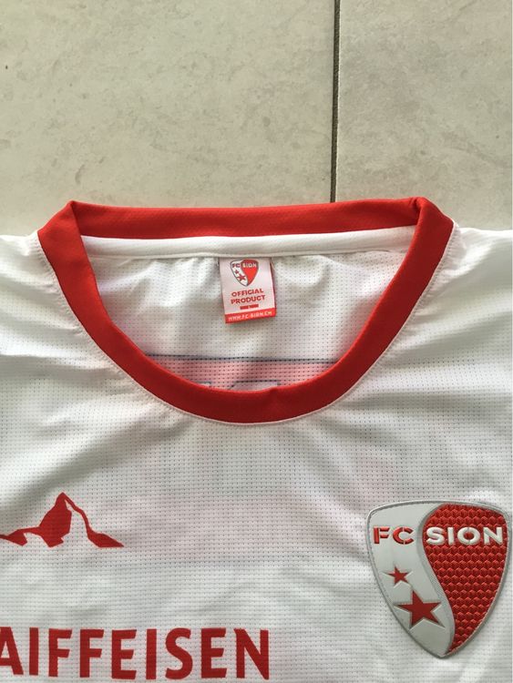 Maillots de corps & Pantalons: Trikot Maillot Maglia FC Sion MBOYO – D'occasion à Vétroz par Moulb7 1