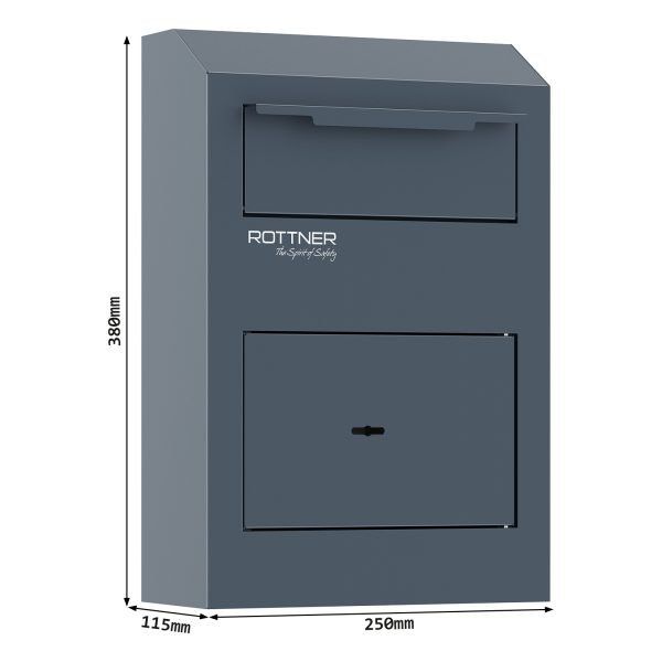 Tresor: Rottner Einwurftresor Cashmatic Basic Doppelbartschloss – Neu und originalverpackt aus Düdingen von Tresortech 3