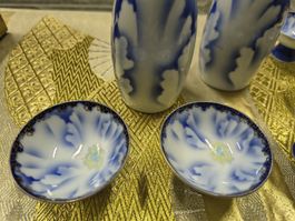 Japanese Sake set, Arita-yaki Fukagawa 深川製磁
