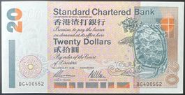 Hong Kong 20 Dollars 1996 - non circ./unz