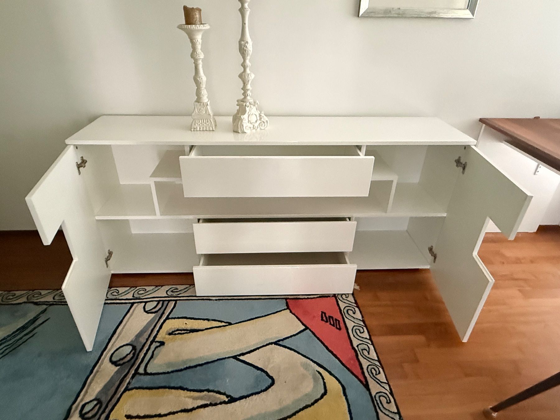 Cassettiere: Sideboard weiss (gläzend) – Usato da Wittenbach venduto da werbietetammeisten 1