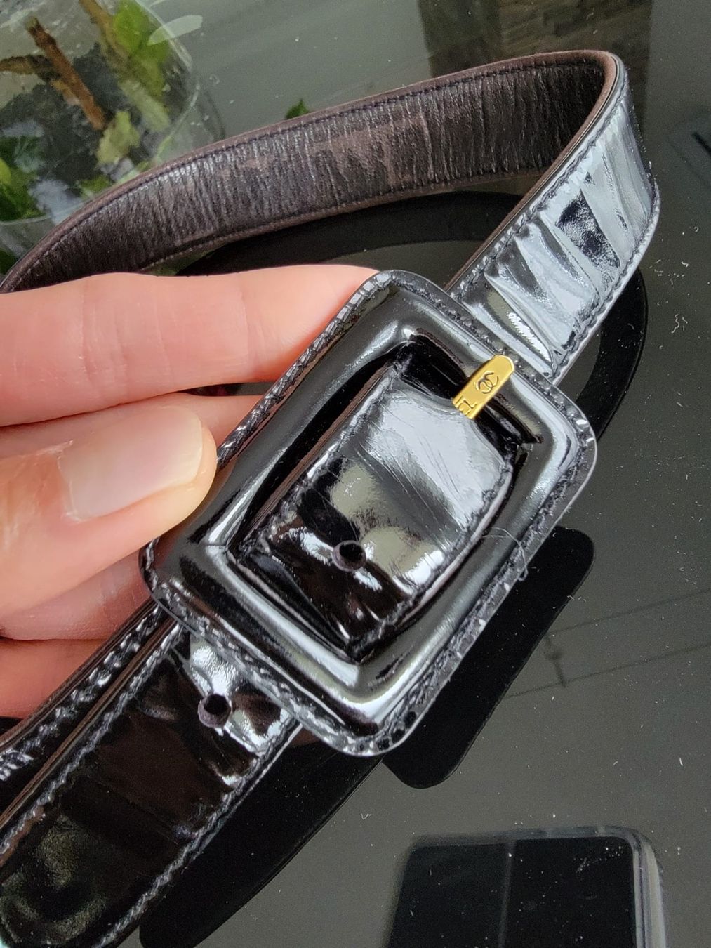 Chanel Borse da donna: Chanel Gürteltasche aus Lackleder – Usato da Wädenswil venduto da lisibit 4
