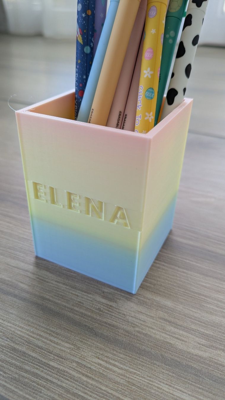 Altro in Scrittura & Disegno: Cooler personalisierter Stiftehalter Regenbogenfarbe - ELENA – Nuovo e nell'imballaggio originale da Staufen venduto da Fleby84 2