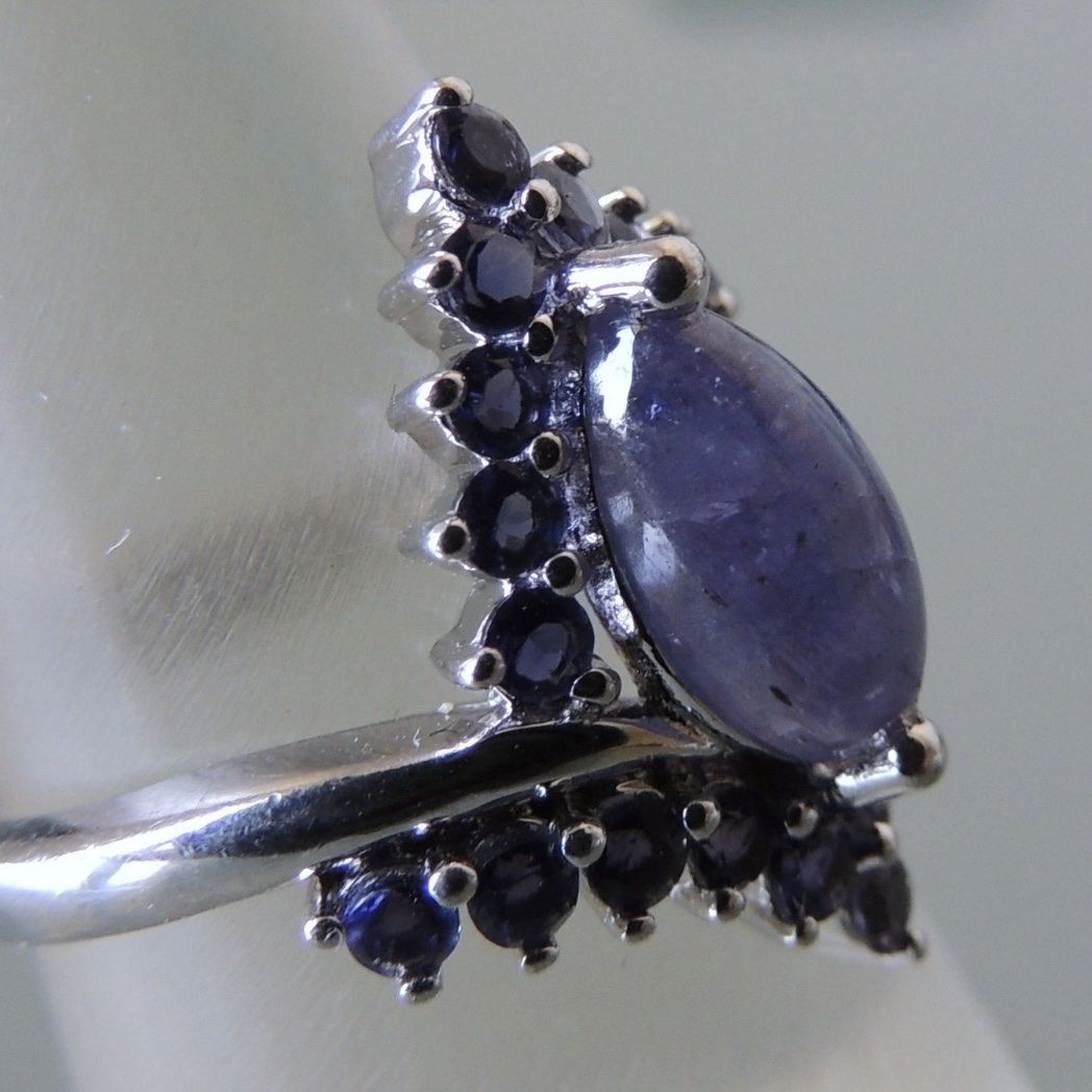 Anelli: Ring Silber 925, Cordierit (Iolith), grösse 51 – Usato da Aesch LU venduto da sense83 1