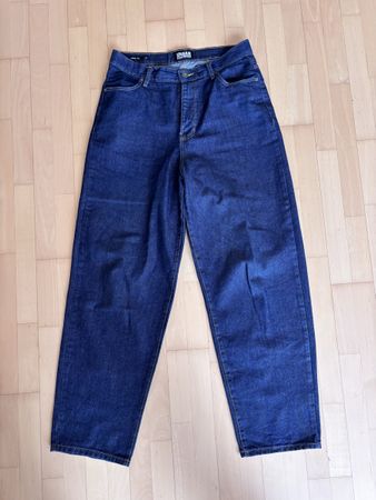 Urban Classics Denim Jeans, Loose Fit, Size 34, Unisex