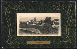 Wetzikon, Teilansicht, Holzimitats-Passe