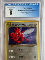 Pokemon Karte Dark Scizor NEO Darkness and to Light CGC 8