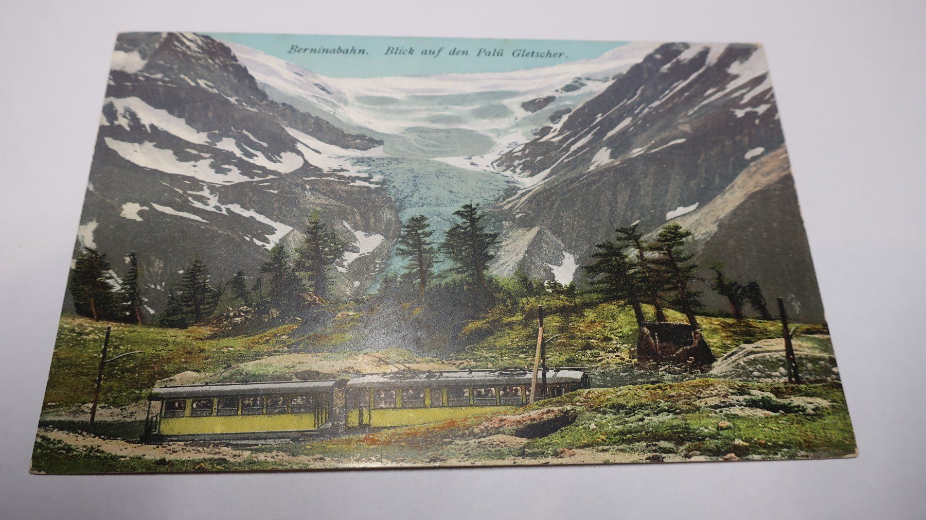 Cartoline postali: Berninabahn Blick auf dem Palü Gletscher – Usato da Cormoret venduto da Pascalll2001 1