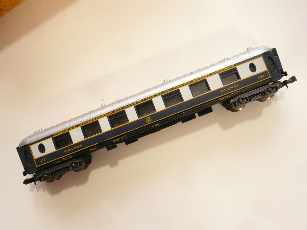 Voiture De Train Jouet J De P - Voiture Salon Pullmann Flèche D'Or N°4751 (Rare, Occasion, Échelle O)